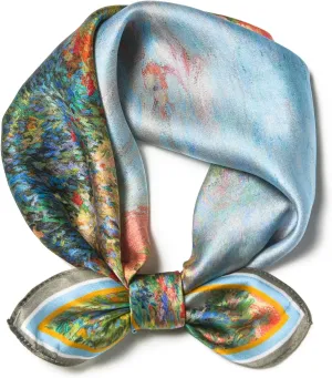 100% Mulberry Silk Scarf 21 "x 21" Square - Neck Scarf - Women Men Small Square Pocket Scarf - With Gift Packed