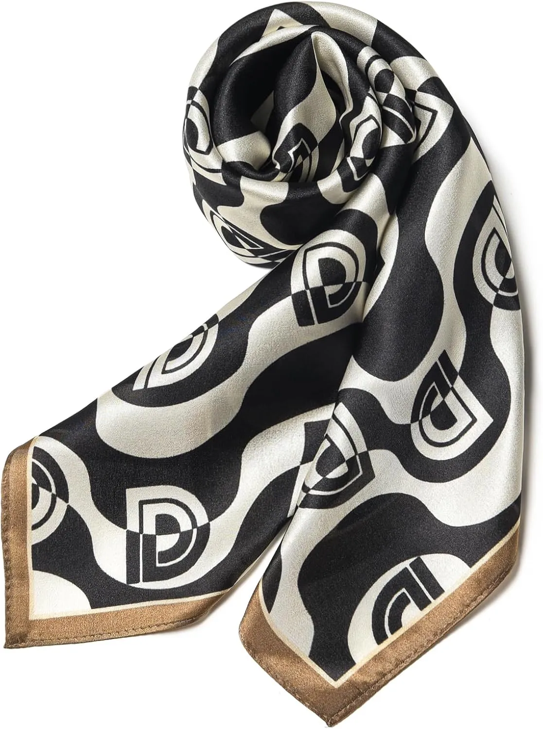 100% Pure Mulberry Silk Square Scarf 25.6" X25.6'' - Head & Neck Scarf for Women, Gift-Packaged