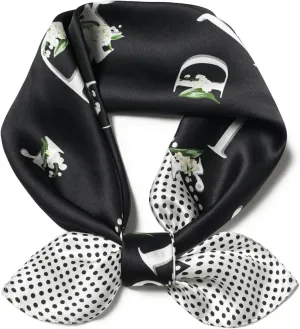 100% Pure Mulberry Silk Square Scarf 25.6" X25.6'' - Head & Neck Scarf for Women, Gift-Packaged