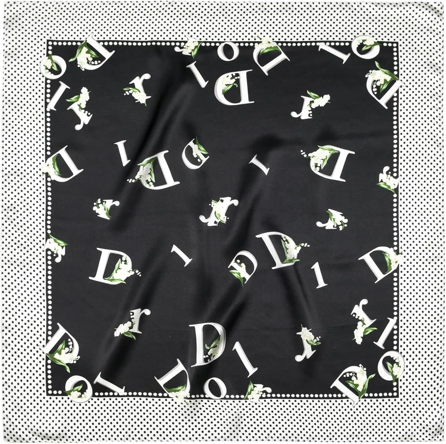 100% Pure Mulberry Silk Square Scarf 25.6" X25.6'' - Head & Neck Scarf for Women, Gift-Packaged