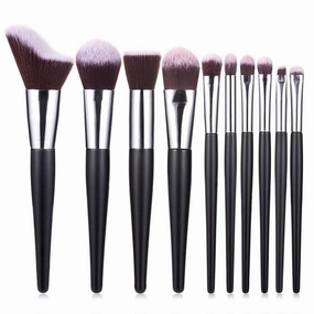 10PCS Wave Type Makeup Brush Set, Powder Powder Blusher Eye Shadow Brush, Multi-function Makeup Tools(10 sets of brushes)