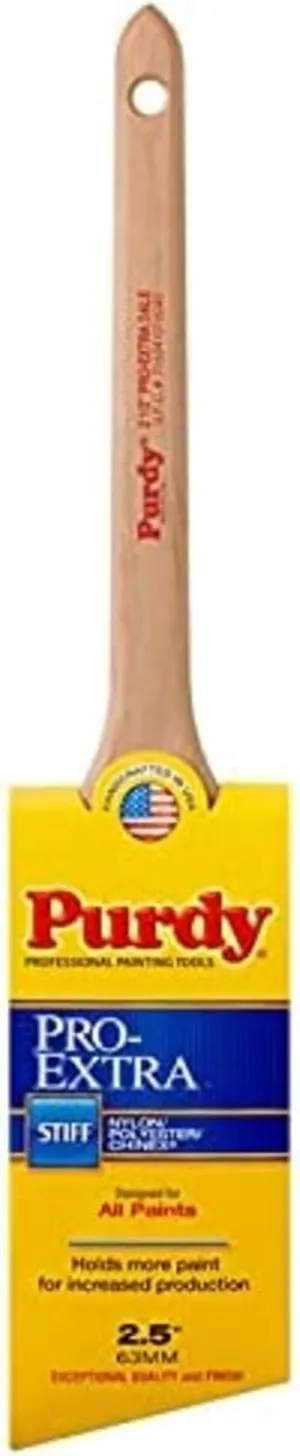 2-1/2" Purdy 144080725 Pro-Extra Dale Angled Sash Paint Brush, Tynex Chinex & Orel