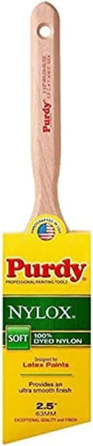 2-1/2" Purdy 144152225 Nylox Glide Angled Sash Paint Brush, Tynex Nylon