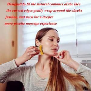 2025 New Lymphatic Contour Face Brush，Dry Brushing Face Brush，Ergonomically Designed to Fit The Skin Precisely (2 PCS)