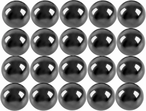 20Pcs Refrigerator Sphere Magnet, Magnetic Science Kit, 30mm Ferrite Magnet for Office Decorations/Gifts for Adults