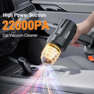 22000PA High Power Cordless Car Vacuum,4 in 1 Handheld Vacuum Cleaner Wireless,Car Vacuum Cleaner with 180W brushless Motor,Fast Charging Vacuum Cleaning for Car,Home,Office,Pet