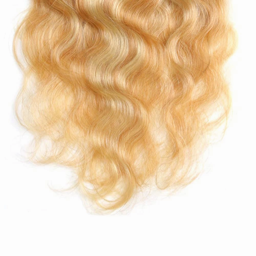 24 26 28 inch P27/613 Honey Blonde Body Wave Bundles Honey Blonde Bundles Human Hair Brazilian Virgin Remy Hair Extensions Double Weft P27/613 Bundles Human Hair Weave Extensions