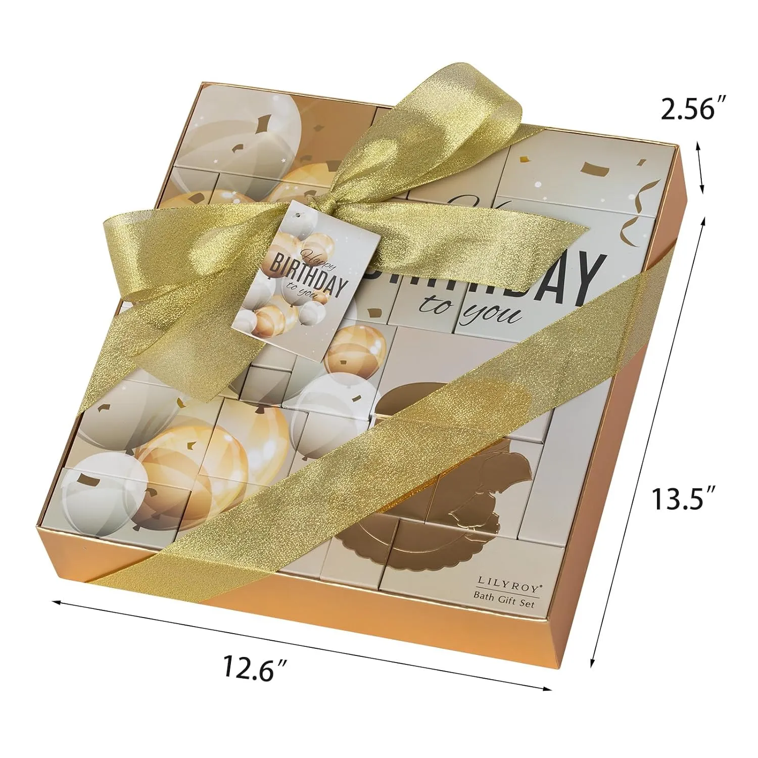 25Pcs Happy Birthday Gifts for Women - Luxury Birthday Advent Calendar Presents Bath and Body Birthday Gift for Sister, Girlfriend, Wife, Mom with Necklace｜Birthday Gift Set Idea for Female Friends