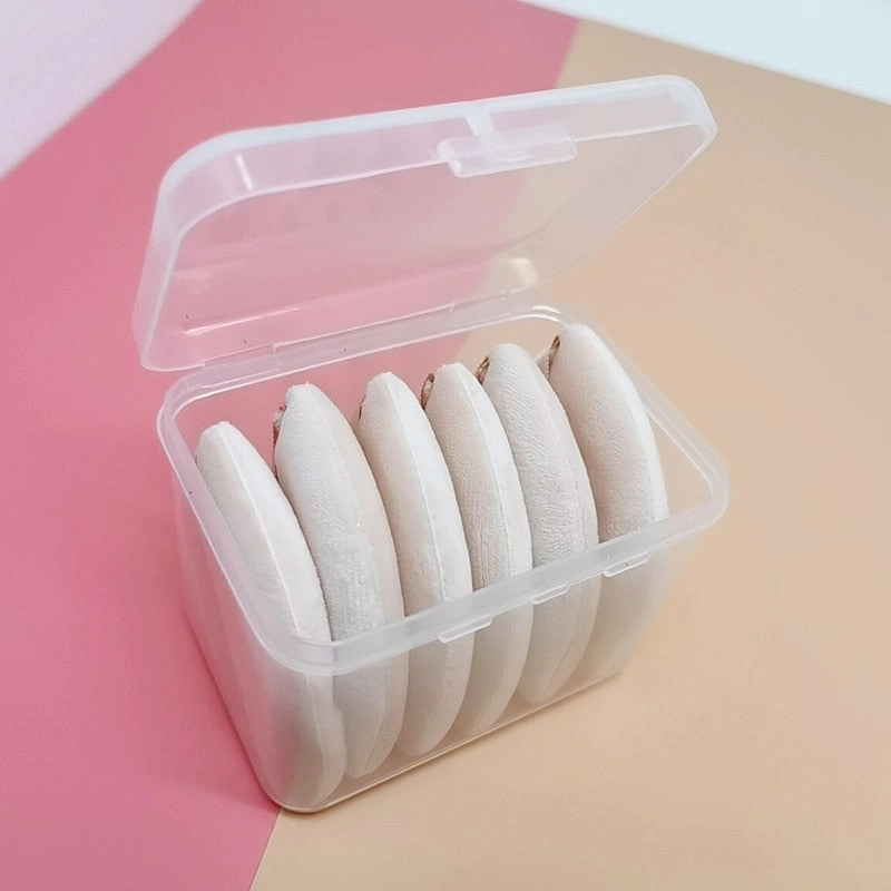 2/6Pcs Triangle Powder Puff Soft