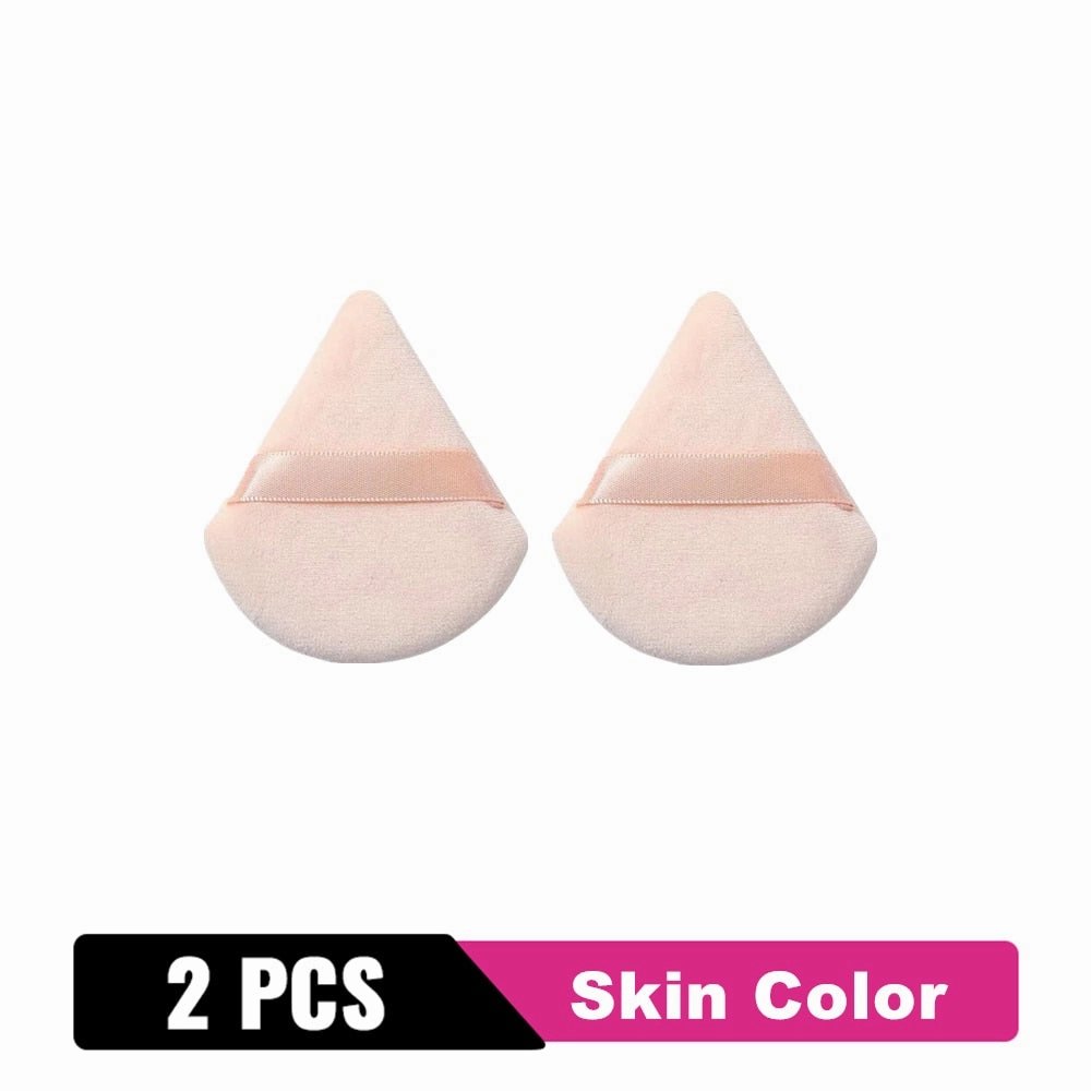 2/6Pcs Triangle Powder Puff Soft