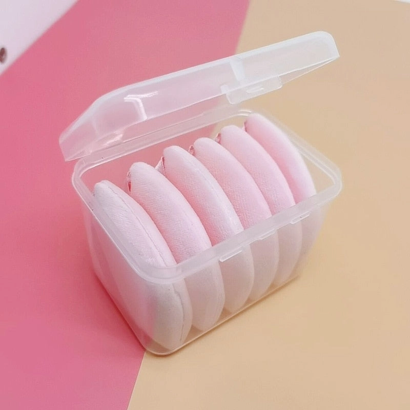 2/6Pcs Triangle Powder Puff Soft
