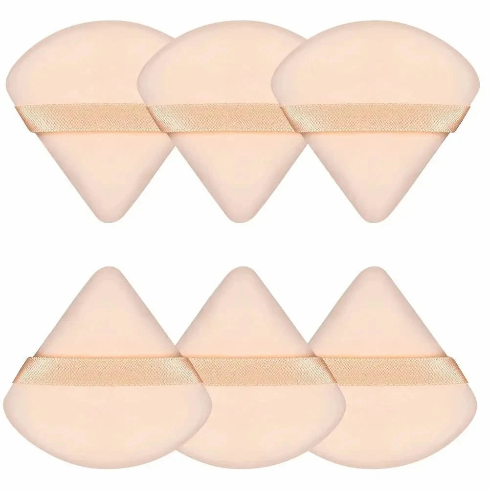 2Pcs Triangle Powder Puff Face Makeup Sponge Soft Velvet Cosmetic Puff Blender Beauty Foundation Sponge Make Up Accessories