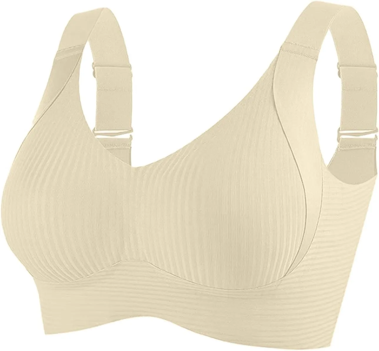 3 Pack Sports Bra for Women High Impact High Support Seamless Bra 2025 Racerback Sports Bras Ribbed Wireless Bras