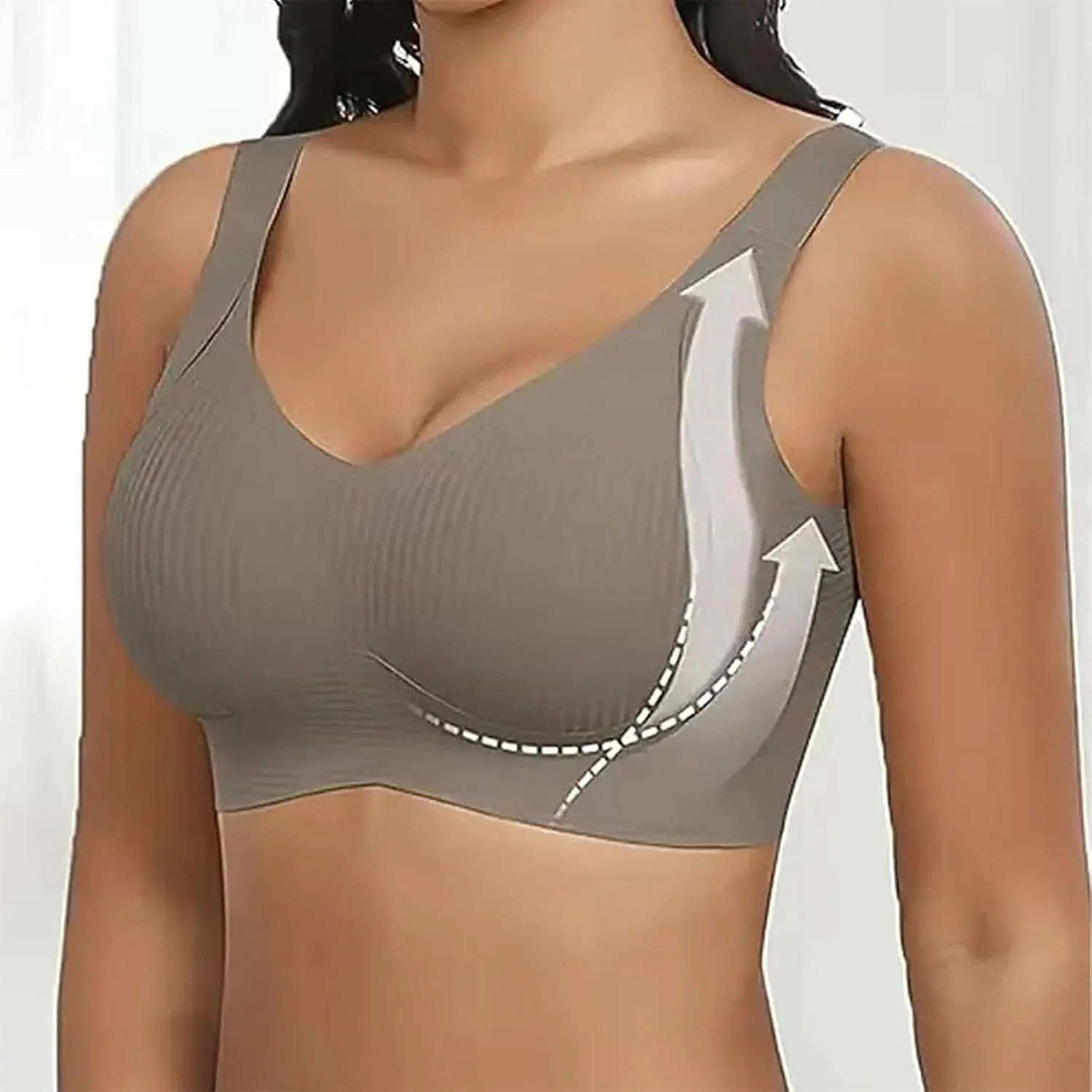 3 Pack Sports Bra for Women High Impact High Support Seamless Bra 2025 Racerback Sports Bras Ribbed Wireless Bras