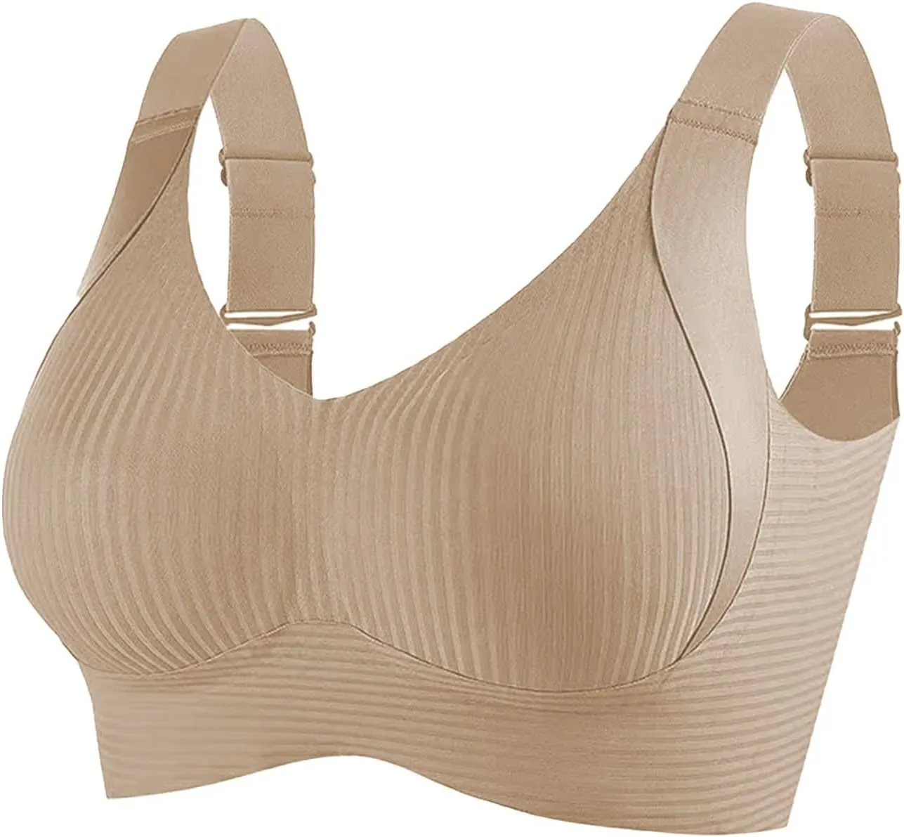 3 Pack Sports Bra for Women High Impact High Support Seamless Bra 2025 Racerback Sports Bras Ribbed Wireless Bras