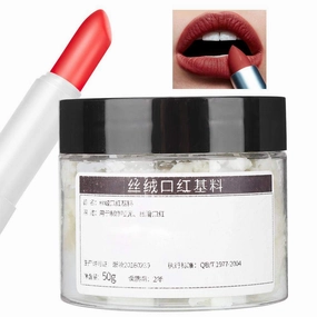 50g Matte lipstick Material, DIY Non-stick cup Lipstick Base material cosmetic tool, for creating soap, lipstick, lip balm