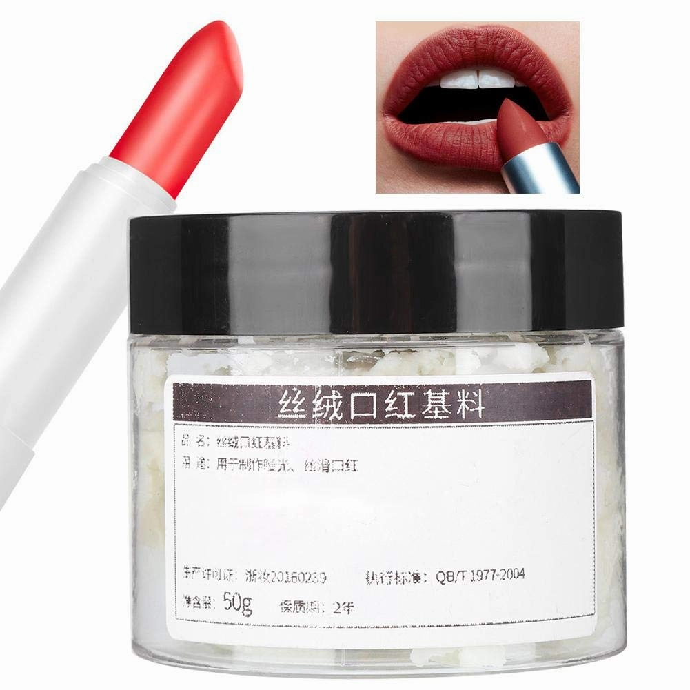 50g Matte lipstick Material, DIY Non-stick cup Lipstick Base material cosmetic tool, for creating soap, lipstick, lip balm