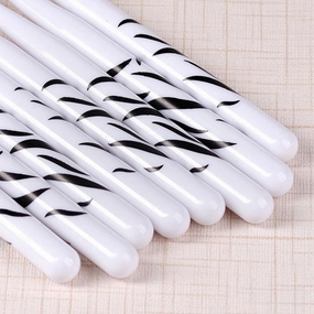 5x 8 Pieces Gel Nail Brush Set for Drawing Flat Flower Dotting Painting DIY Round Nail Art Tool Kit