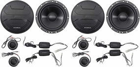(2) Pair Hifonics ZS65C 6.5" 400 Watt Component Car Audio Speaker (4 Items)