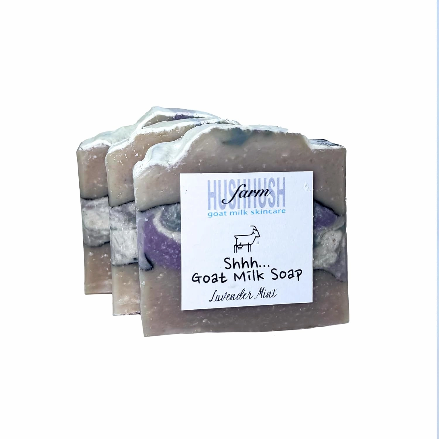 – Goat Milk Soap Bar for Face & Body | Lavender Mint Soap with Essential Oils & Fragrance Oils | Moisturizing Vitamin-Rich Skincare – Lavender Mint 3 Pack