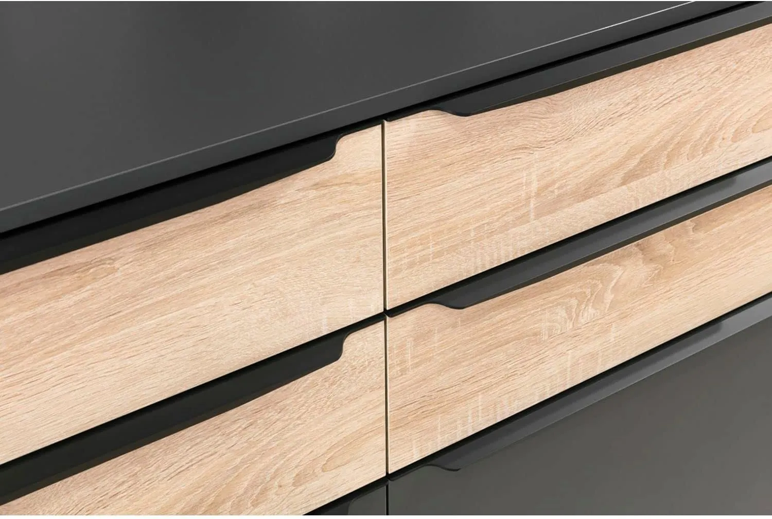 Accuride 100006013 Stainless Steel Effect Drawer Handle Contour 295 mm, Handle Strip for Drawers, Aluminium, 295 mm