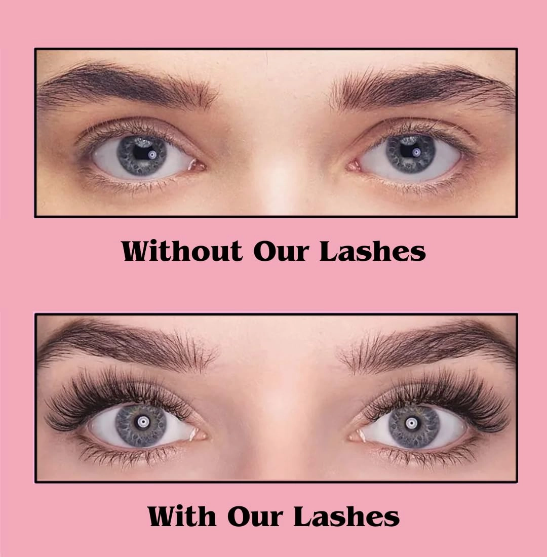 Aerliss Magnetic Lashes, Magnetic Lashes with Applicator, Reusable Magnetic Eyelashes Natural Look, Magnetic Lashes No Glue or Liner Needed, Flawless Magnetic Eyelashes (Natural Fuller)