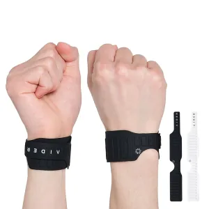 Aider Cook-Grip Waterproof Wrist Brace – Magnetic Strap, Quick Wear, Free Size, Fits Left & Right – Pain Relief for TFCC, CTS, Carpal Tunnel, Injury Recovery (Black)