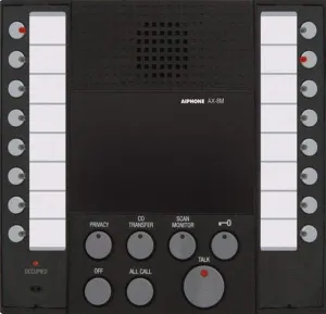 Aiphone AX-8M Audio-Only Master Station for AX Series Integrated Audio & Video Security System