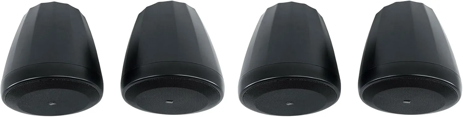 Audiosavings Bundle: (2) Pair JBI Control 67 P/T 6.5" Commercial 70v Black Hanging Pendant Speakers C67P/T