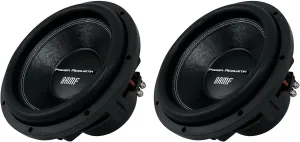 Audiosavings Bundle: (2) Power Acoustik BAMF-122 12" 3500 Watt Car Audio Subwoofer DVC 2-Ohm Sub
