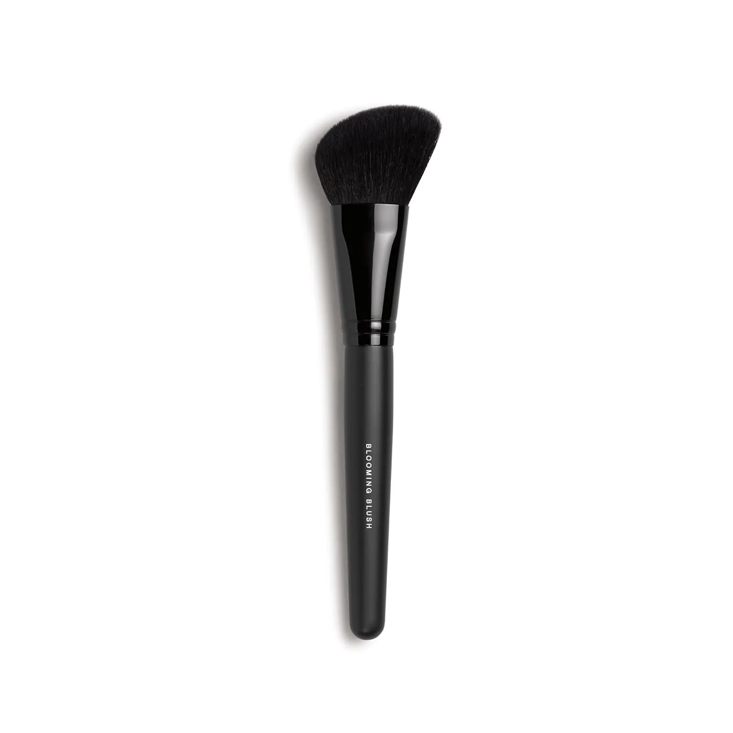 bareMinerals Blooming Makeup Blush Brush with Synthetic Fibers, Angled for Blushes   Bronzers, Blend Loose   Pressed Powders, Vegan Makeup Brush