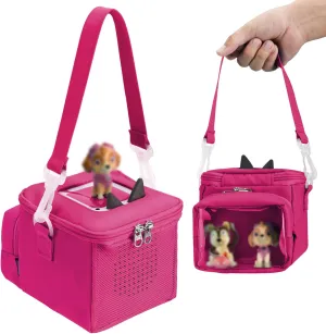 Beautyflier Carrying Case Compatible with Toniebox Audio Player Starter Set, Storage Bag Organizer for Creative Tonies Figures, Tote Bag for Kids Toniebox Starter Set, 3-6 Years Kids Gift (Hot Pink)
