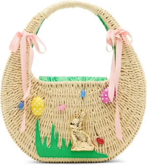 Betsey Johnson Hunt Wicker Bag, Natural