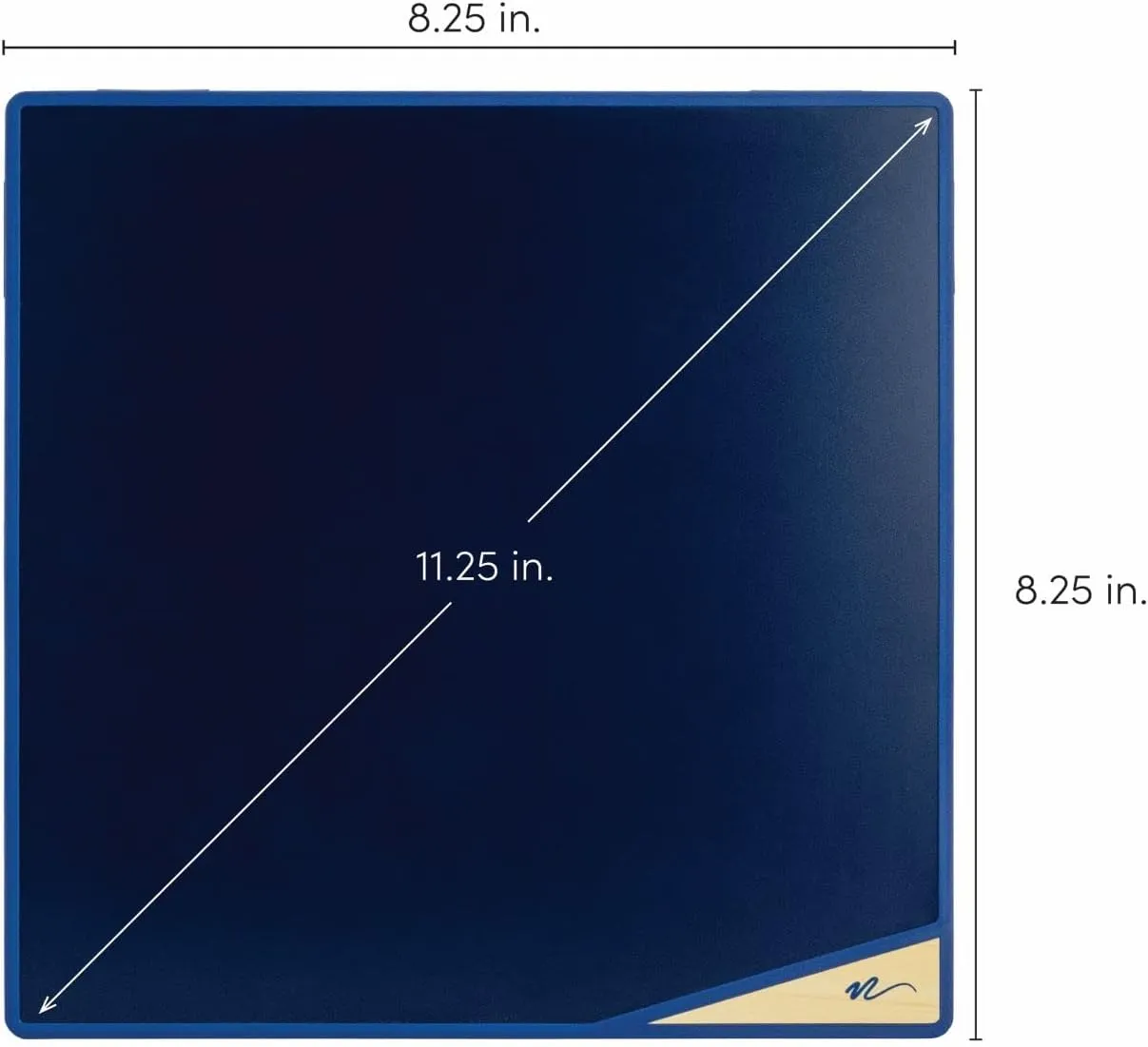 Boogie Board VersaTiles Authentic Memo Board for Home and Office, Whiteboard Alternative with 8.25x8.25” LCD Memo Board, Instant Erase, VersaPencil Stylus (Blue)