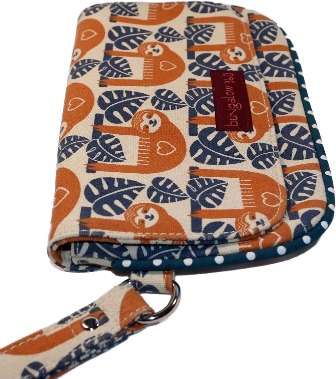 bungalow 360 Vegan Natural Canvas Wristlet