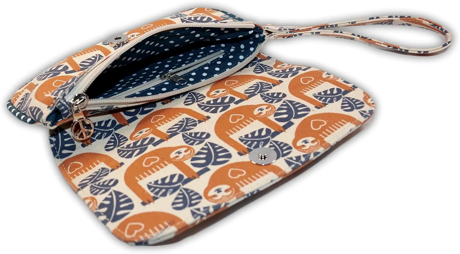 bungalow 360 Vegan Natural Canvas Wristlet