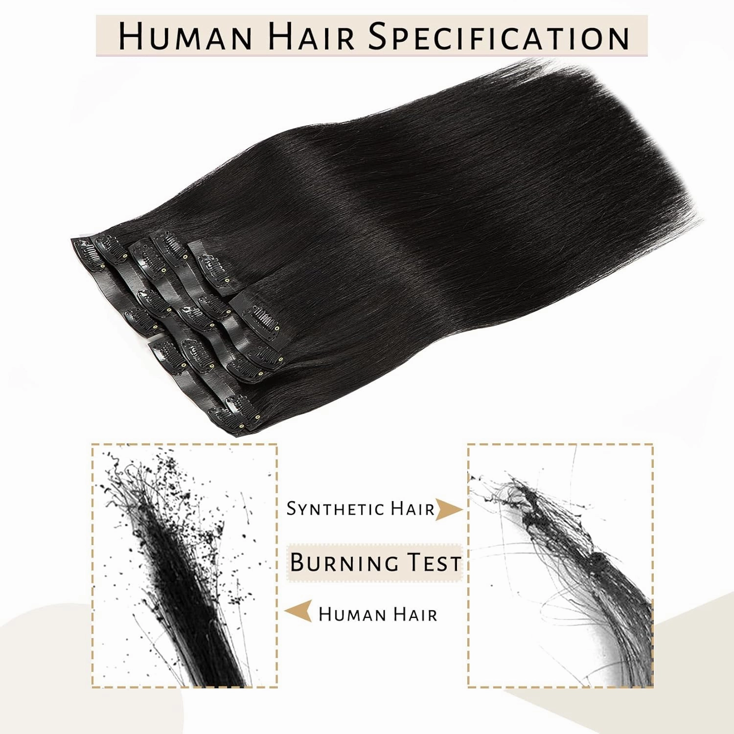 Caliee 18Inch Jet Black Seamless Human Hair Extensions Ultra Invisible Skin Weft Clip ins 7Pcs 110Gram Black Hair Extensions Remy Human Hair Full Head PU Clip on Straight Hair Extensions
