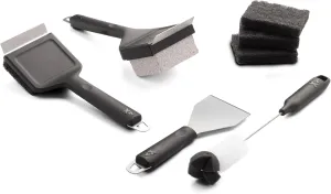 Camp Chef Griddle Cleaning Kit - Flat-Top Griddle Accessories Includes Scraper, 4 Scouring Pads, Pumice Stone & Grease Chute Brush