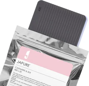 Cashmere & Silk Professional Nail File - 400 Grit Ultra Fine Buffer for Smooth Finish for Luxury Manicure - 20pcs