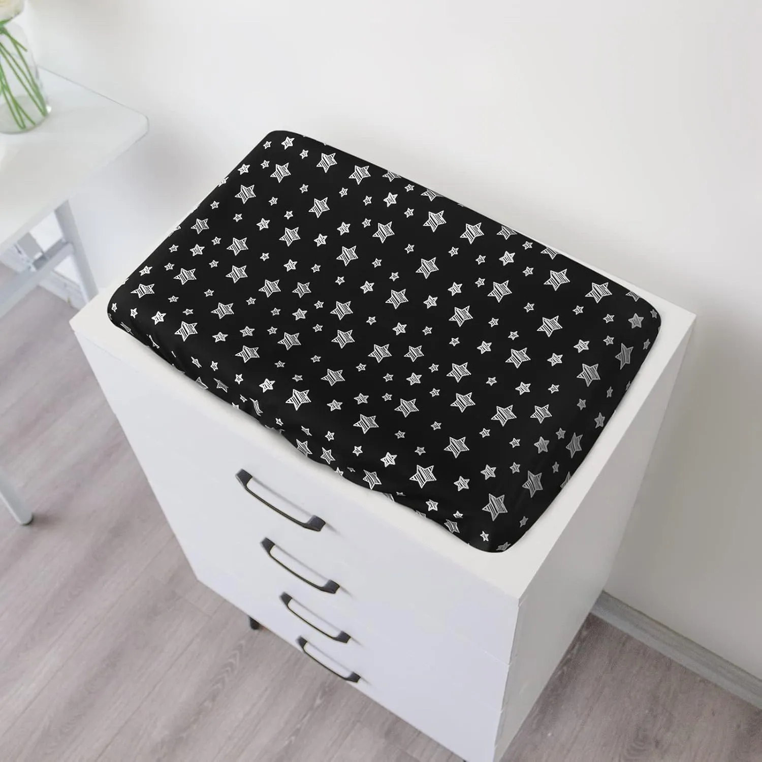 Changing Pad Cover for Boys 2 Pack, Lovely Print Soft Unisex Diaper Change Table Sheets, Fit 32"x16" Contoured Pad, Comfy Cozy 2-Pack Cradle Sheets