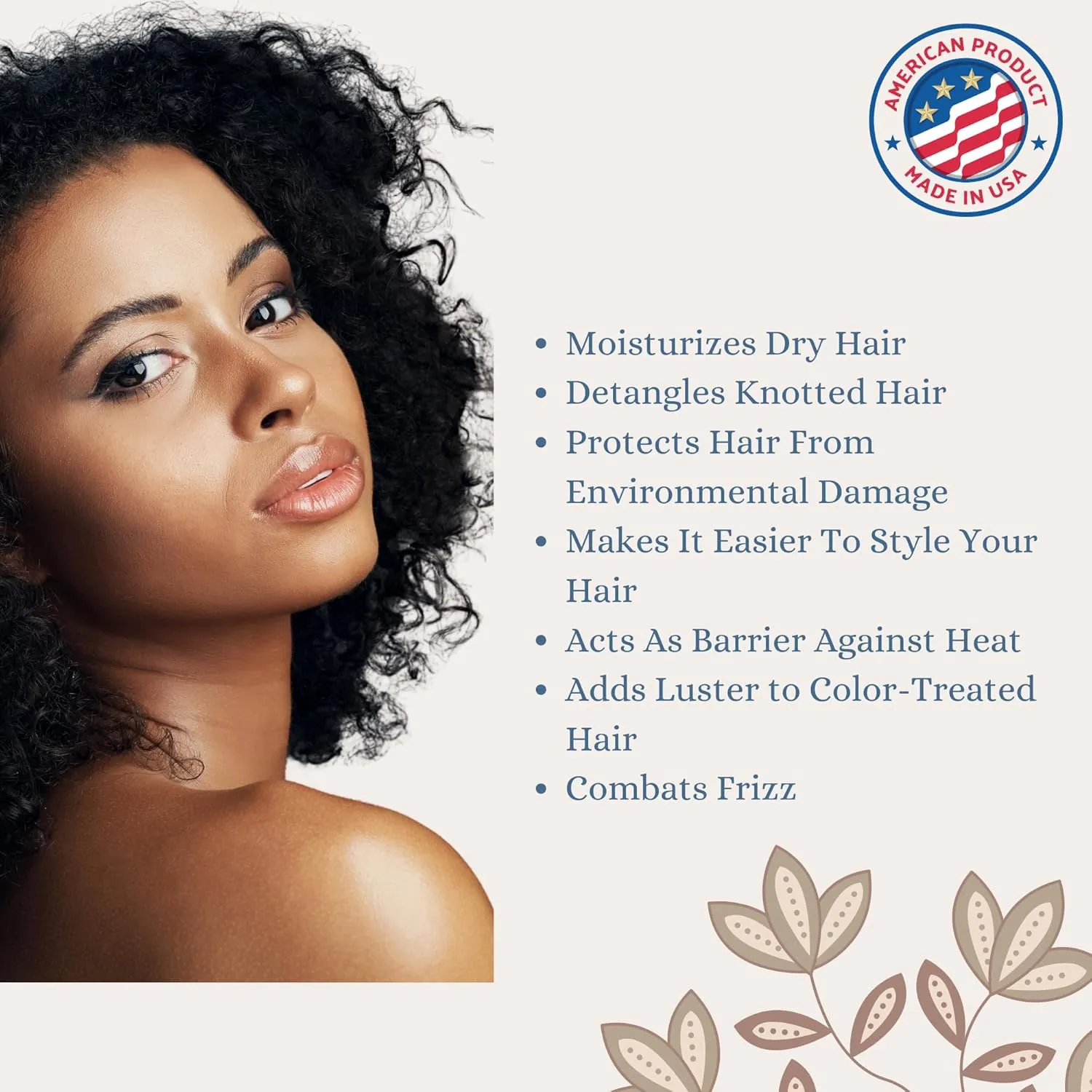 Chebe Leave In Conditioner Hair Growth with Provitamin B5, Thickening Strengthening Chebe Butter, Chebe Powder, Chebe Oil, Silk Amino Acids, Collagen (Citrus, 8 Ounce)