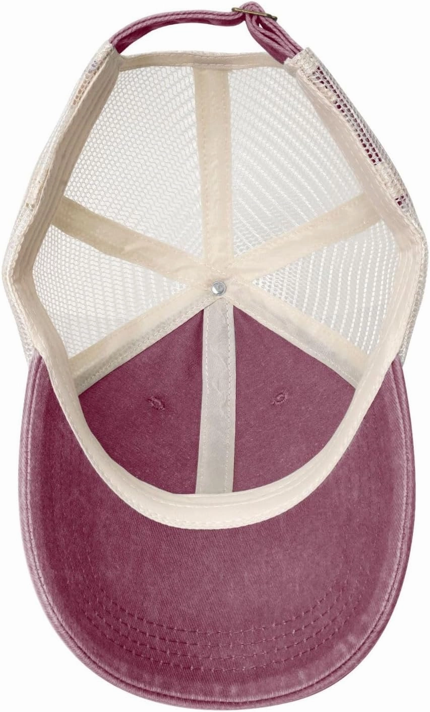 Chef with Spatula and Frying Pan Baseball Cap Women Men Mesh Back Denim Hat Vintage Trucker Hats Dad Caps