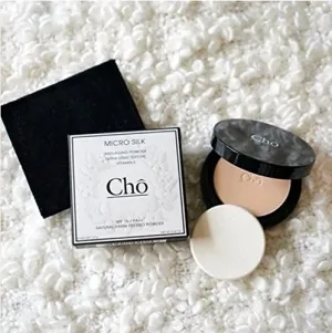 Cho Micro Silk Anti-Aging Natural Finish Pressed Powder Ultra Light Texture 12G M2 for Yellowish White Skin