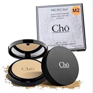 CHO No. M2 BABY FACE POWDER WATERPROOF MICRO SILK PUFF ANTI-AGING VIT E SPF15   by jawnoy