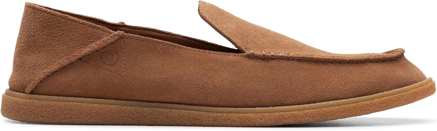 Clarks Men's Clarkbay Step Loafer Flat, 8, Brown