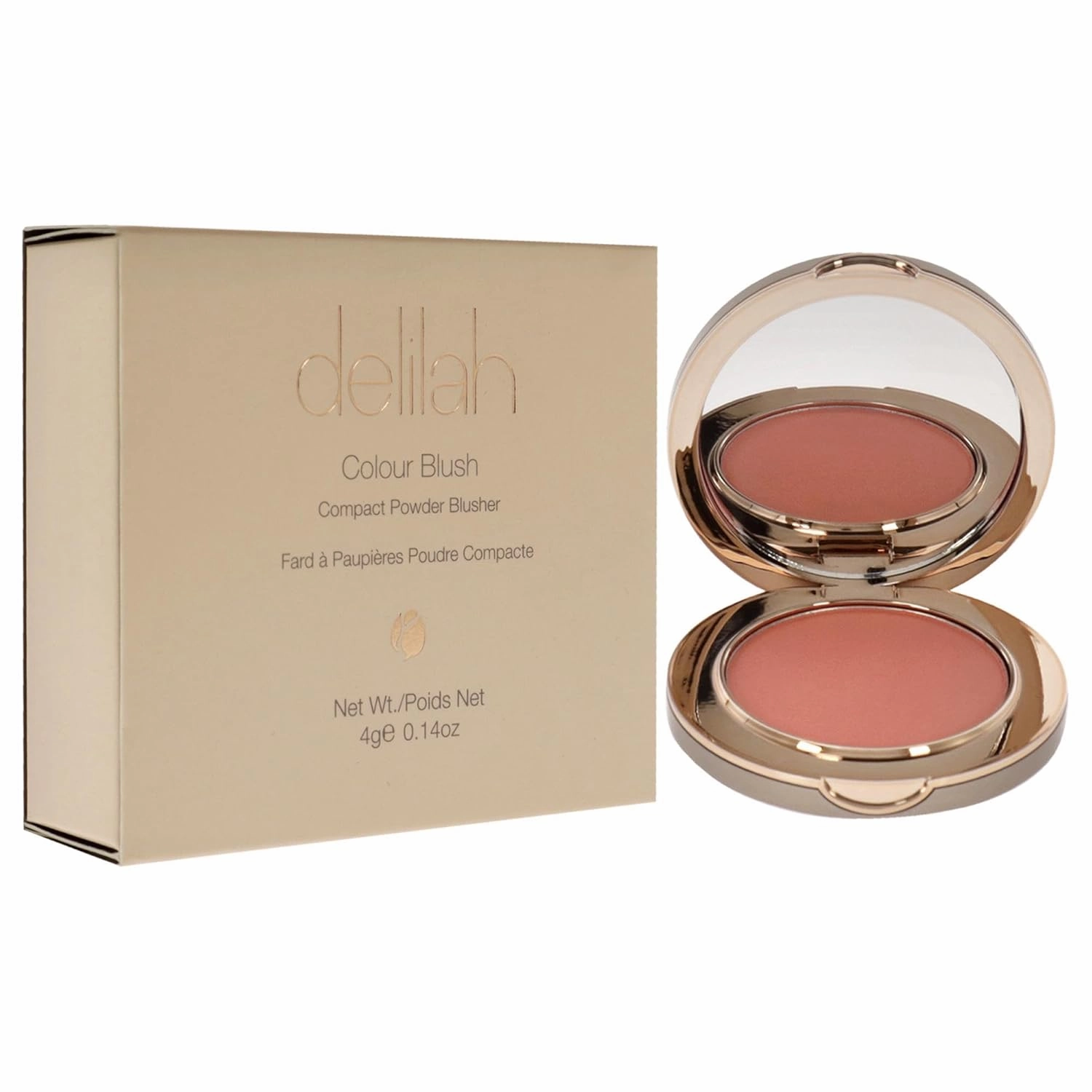 Compact Powder Blusher - Clementine - Light weight And Long wear - For All type of Skin Tone - Blur Imperfection - No Blotching or Streaking -Paraben Free - Cruelty Free - 0.14 Oz