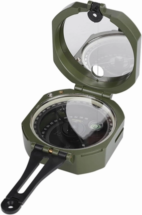 Compass, Compasses Fluorescent Compass High Accuracy Geological Compass Lensatic Compass Outdoor Compass
