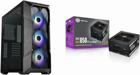 Cooler Master TD500 Mesh V2 Airflow ATX Mid-Tower Case & MWE Gold 850 V2 Full Modular