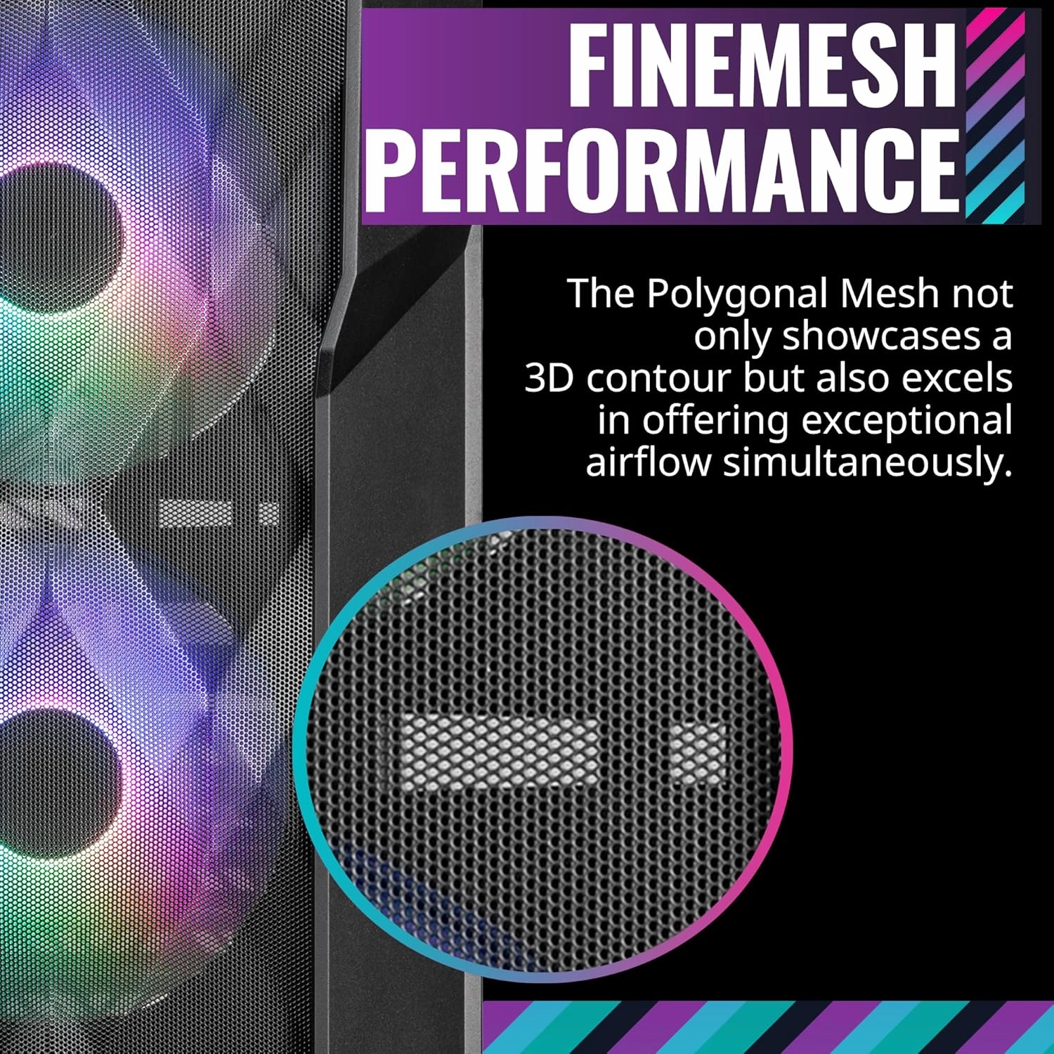 Cooler Master TD500 Mesh V2 Airflow ATX Mid-Tower Case & MWE Gold 850 V2 Full Modular