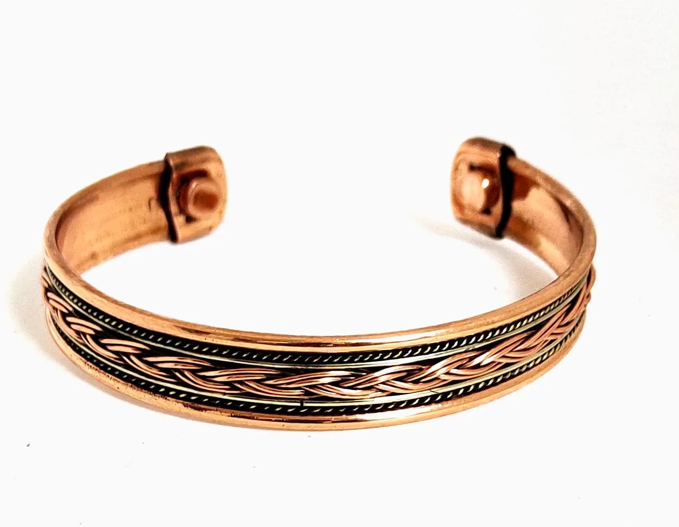 Copper Bracelet Magnetic Pure Copper Therapy Effective & Natural Relief Cuff for Women's & Men's
